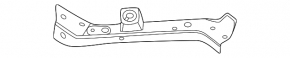 TV bar eyelash right Nissan Sentra 20-