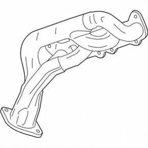 Exhaust manifold right Ford Mustang mk6 15- 5.0