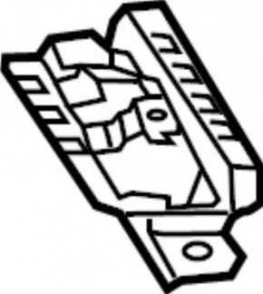 Front pillar bracket left Infiniti QX50 19-