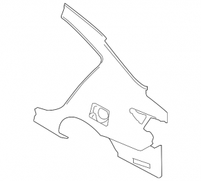 Quarter wing rear right Nissan Versa 12-19 usa