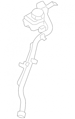 Fuel filler neck Mercedes W211