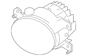 Right fog light for Infiniti QX60 16-rest, LED