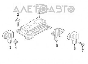 Volvo XC90 16-23 SRS Airbag Computer Module for Refurbishment
