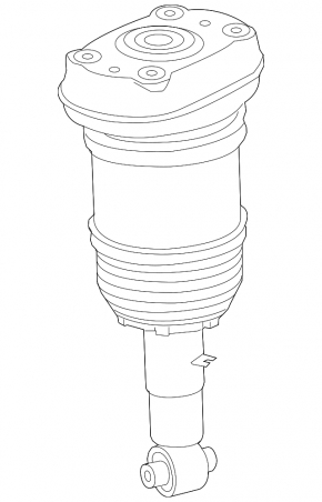 Air shock absorber rear right BMW X7 G07 19-