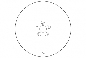 Wheel disk R18 Toyota Highlander 14-19 type 4