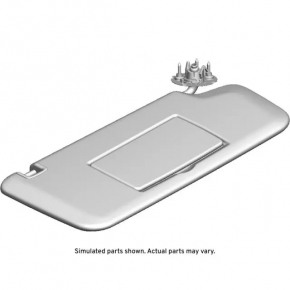 Right visor Chevrolet Trax 17-22 gray without backlight