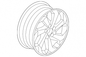 Wheel disk R19 x 8j 5*114.3 Honda Accord 16-17