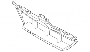 Lower radiator duct for BMW 7 G70 23-25 B58 S68