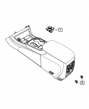 Transfer Case Control Unit Dodge Durango 11-12