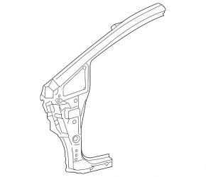 Front left body pillar Toyota Prius 30 10-13