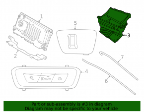 Projection onto the windshield of the BMW X5 G05 24-26
