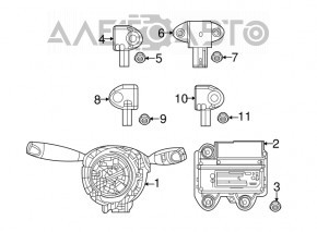 Airbag sensor front right Chrysler Pacifica 20- on TV