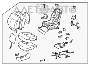 Lexus ES300 ES330 driver's seat without airbag, gray leather