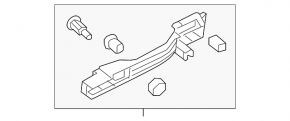 Honda Civic X FC 16-21 4d front left door handle mechanism with rod