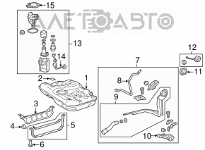 Fuel pump for Toyota Camry V55 15-17 USA