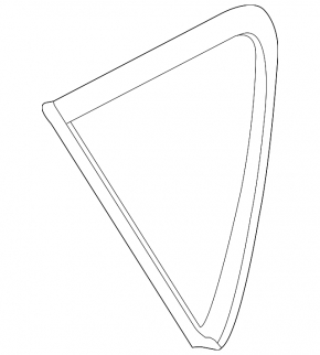 Window blind glass rear left Kia Soul 14-19 petrol