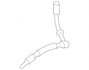 Rear left brake hose for Porsche Macan 15-26