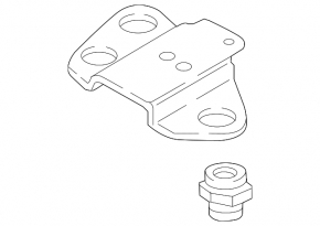 Upper ABS bracket for Audi Q8 19-25