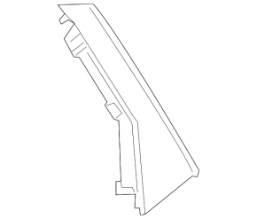 Door trim side rear left Audi A4 B9 17-25 rear