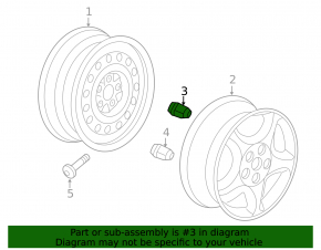 Wheel nut d19 M12x1.5 Chevrolet Cruze 11-16 for iron