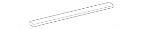 Roof lining rear right Mercedes GLS-class X166 13-19 under roof rails, under panorama