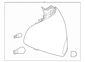 Mercedes A-Class V177 19-22 LED Right Outer Wing Light