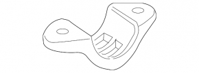 Left front stabilizer bar mounting bracket for Mercedes S-class W221