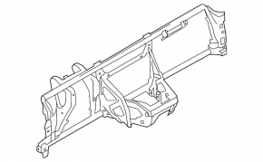 Under-torpedo pipe reinforcement Ford C-max MK2 13-18