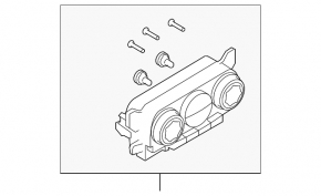 Climate control control for Mazda CX-7 06-09