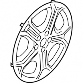 Wheel cap R17 Ford Escape MK3 13-19 type3