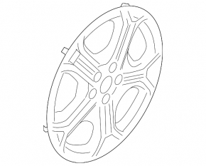 Wheel cap R17 Ford Escape MK3 13-19 type3