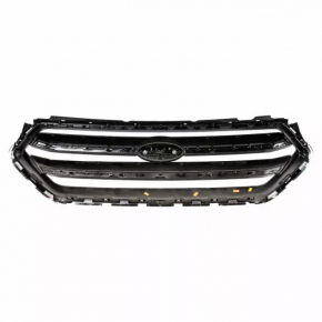Radiator grill grill Ford Escape MK3 17-19 rest black gloss
