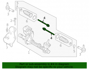 Steering rod left Ford Explorer 11-19 CTR