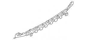 Rear Bumper Mount Central Ford Mustang Mach-E 21-23