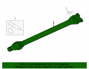 Front driveshaft for Land Rover Range Rover Velar 18-26 2.0T