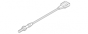 Lambda probe left second Audi Q7 16- 3.0T