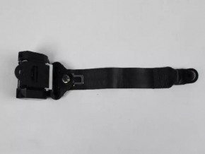 Seat belt rear right Fiat 500 12-19 black