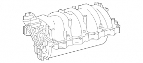 Intake manifold Mercedes W211 E550
