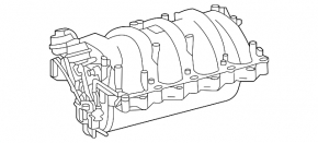 Intake manifold Mercedes W211 E550
