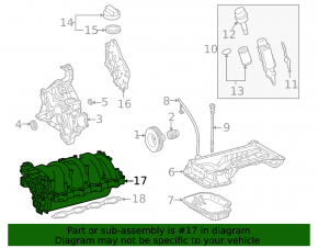 Intake manifold Mercedes W211 E550