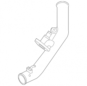 Right intercooler pipe for Hyundai Santa Fe 13-16 2.0T