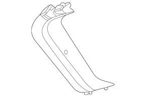 Right trunk door trim VW Taos 22-25