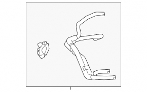 Toyota Sienna 21-25 Gearbox Cooler Tubes