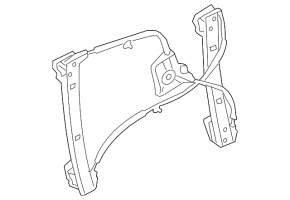 Front left window lift mechanism for Audi A6 C7 12-18