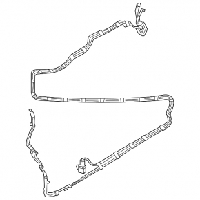 Battery cable through the entire body of the Audi A6 C7 12-17