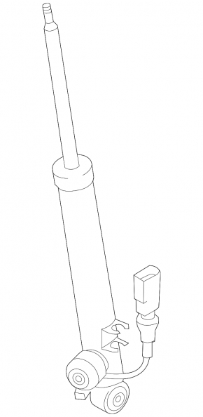 Shock absorber rear left Audi A6 C7 12-18
