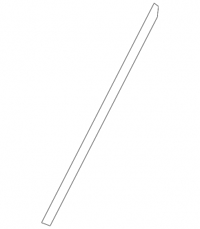 Right windshield molding for BMW X3 F25 11-17, gloss
