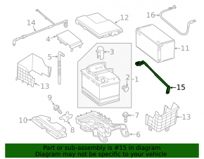 Battery terminal negative VW CC 08-17