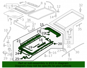 Panorama assembly VW Tiguan 18-24