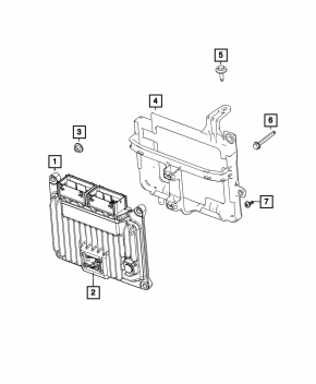 Jeep Grand Cherokee WL 21-25 3.6 Engine Computer ECU